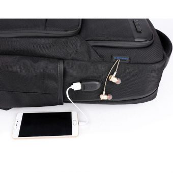 Arctic Hunter BackPack με Θήκη Laptop 15.6″ USB Black B00113C-BK - Image 4