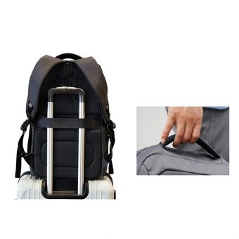 Arctic Hunter BackPack με Θήκη Laptop 15.6″ USB Black B00113C-BK - Image 7