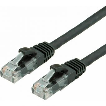Value UTP Cable Cat6 LSOH Snagless 7m Black 21.99.1075
