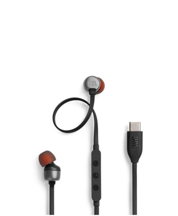 JBL Tune 310C In-Ear Headphones USB-C Hi-Res Certified Black JBLT310CBLK