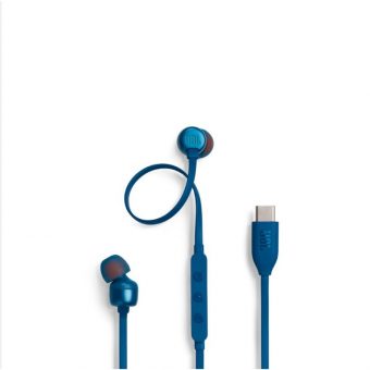 JBL Tune 310C In-Ear Headphones USB-C Hi-Res Certified Blue JBLT310CBLU