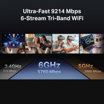 TP-Link Archer BE9300 Tri-Band Wi-Fi 7 Router ARCHER BE550 - Image 6