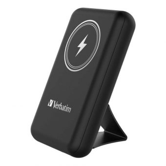 Verbatim MCP-5BK Charge 'n' Go Magnetic Wireless Power Bank 5000 Black 32240 - Image 2