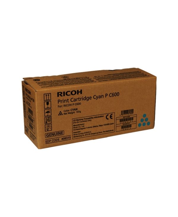 Ricoh Laser Toner 12K Pgs Cyan 408315