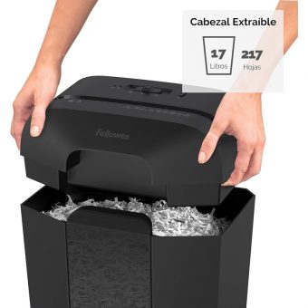 Fellowes Powershred® LX50 Cross-Cut Black 4406001 - Image 2