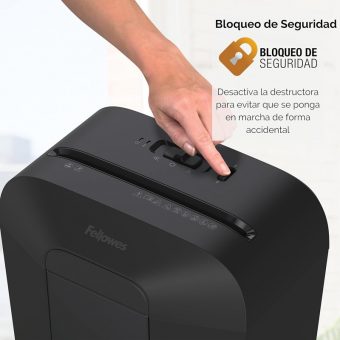Fellowes Powershred® LX50 Cross-Cut Black 4406001 - Image 4