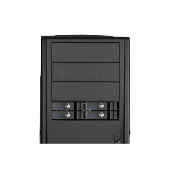 SilverStone 5.25" to 4x2.5" Storage Drive Cage SST-FS204B - Image 7