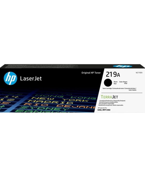 HP 219A Original LaserJet Toner Cartridge 1.3K Pgs Black W2190A
