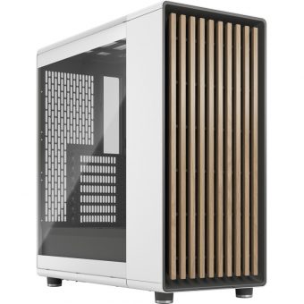 Fractal Design North Gaming Midi Tower Tempered Glass Chalk White TCG FD-C-NOR1C-04
