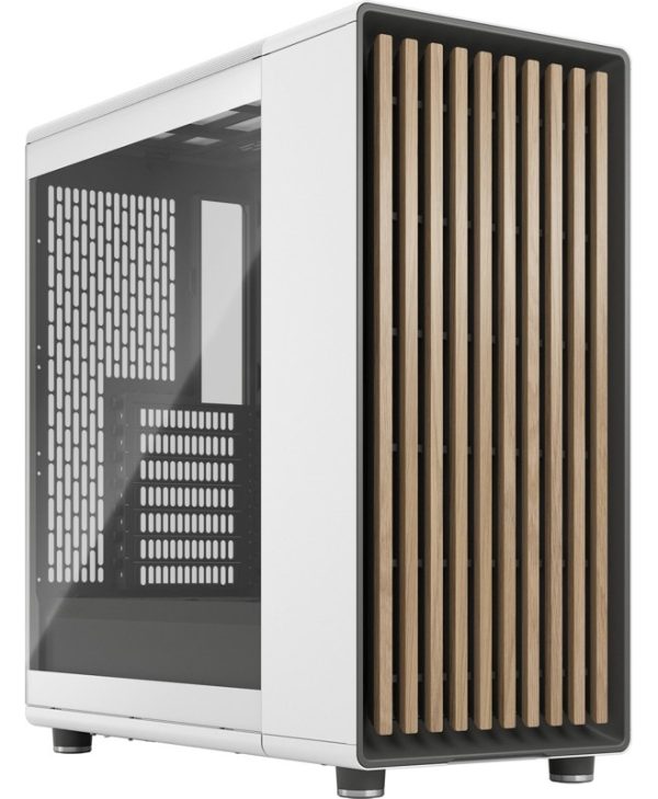 Fractal Design North Gaming Midi Tower Tempered Glass Chalk White TCG FD-C-NOR1C-04