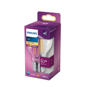 Philips E27 LED Warm White Filament Pear Bulb 7W LPH02336