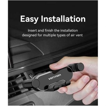 Vention Auto-Clamping Car Phone Mount With Duckbill Clip Crossbar Type Grey KCEH0 - Image 6