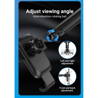 Vention Auto-Clamping Car Phone Mount with Suction Cup Square Type Black KCOB0 - Image 6