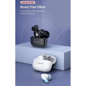Vention Elf E04 True Wireless Bluetooth Earbuds White NBIW0 - Image 2