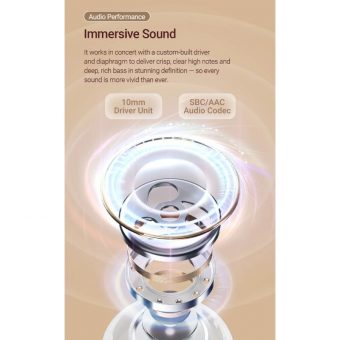 Vention Elf E04 True Wireless Bluetooth Earbuds White NBIW0 - Image 6