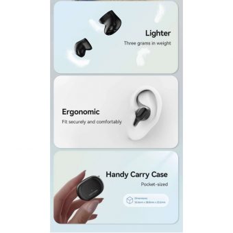 Vention Tiny T12 True Wireless Bluetooth Earbuds White NBLW0 - Image 5