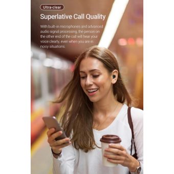 Vention Tiny T12 True Wireless Bluetooth Earbuds White NBLW0 - Image 10