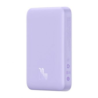 Baseus Magnetic Mini Powerbank Magsafe 1xUSB-C 10000mAh 20W Purple PPCX110105 - Image 4