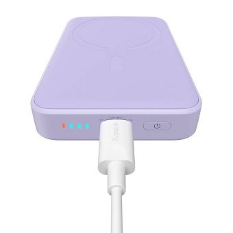 Baseus Magnetic Mini Powerbank Magsafe 1xUSB-C 10000mAh 20W Purple PPCX110105 - Image 5