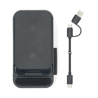 Nedis 3-in-1 Wireless Charger Black WDCHAQ15W110BK - Image 11