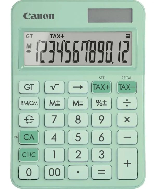 CANON LS-125KB-GR 12 Digit Calculator Green 6819C001AA