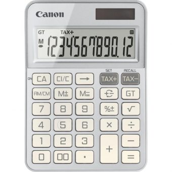 CANON KS-125KB-SL 12 Digit Calculator Silver 6818C003AA