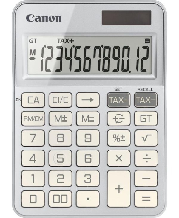 CANON KS-125KB-SL 12 Digit Calculator Silver 6818C003AA