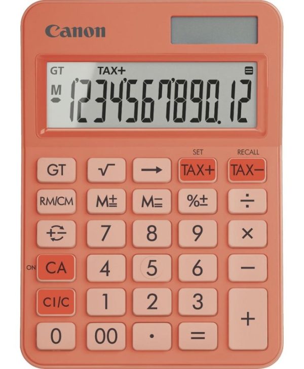 CANON LS-125KB-OR 12 Digit Calculator Orange 6819C002AA