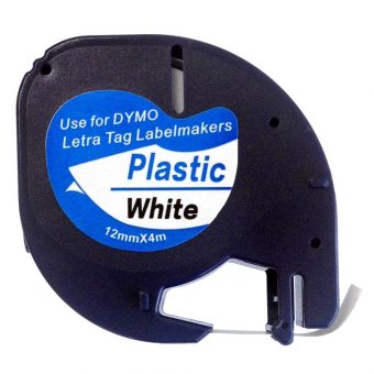 Dymo 18769 IRON-ON 12mmX2m Black on White S0718850