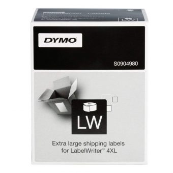 Dymo 4XL 1xRoll 220 Labels 104mmX159mm White S0904980