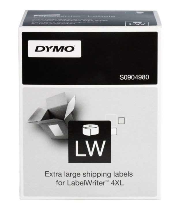Dymo 4XL 1xRoll 220 Labels 104mmX159mm White S0904980