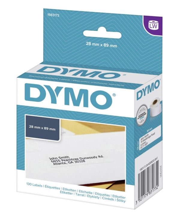 Dymo 1983173 Labels 28X89mm White 1983173