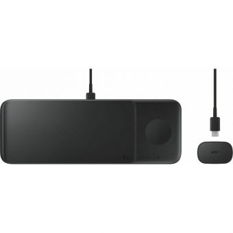 Samsung Trio Wireless Charger Qi Pad 9W Black EP-P6300TBEGEU - Image 6