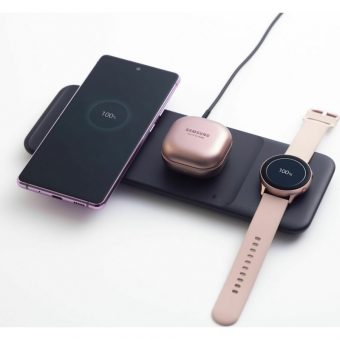 Samsung Trio Wireless Charger Qi Pad 9W Black EP-P6300TBEGEU - Image 7
