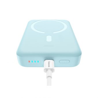 Baseus Magnetic Mini Wireless PowerBank 10000mAh 1xUSB-C PD 30W Blue PPCX110203 - Image 2