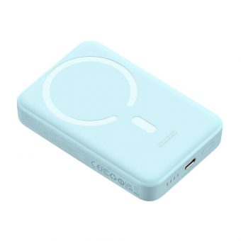 Baseus Magnetic Mini Wireless PowerBank 10000mAh 1xUSB-C PD 30W Blue PPCX110203 - Image 3