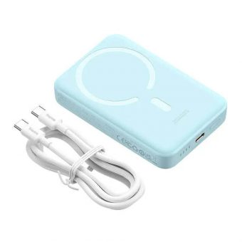 Baseus Magnetic Mini Wireless PowerBank 10000mAh 1xUSB-C PD 30W Blue PPCX110203 - Image 4