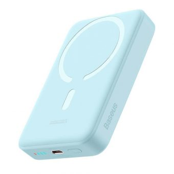 Baseus Magnetic Mini Wireless PowerBank 10000mAh 1xUSB-C PD 30W Blue PPCX110203 - Image 5