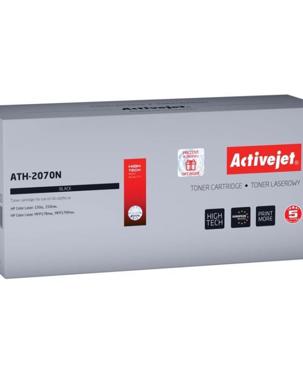 Activejet ATH-2070N Compatible Laser Toner for HP 117A 2070A Black