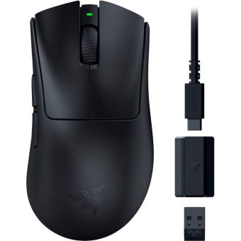 Razer DeathAdder V3 HyperSpeed Edition Ultralight Wireless Gaming Mouse Black RZ01-05140100-R3G1