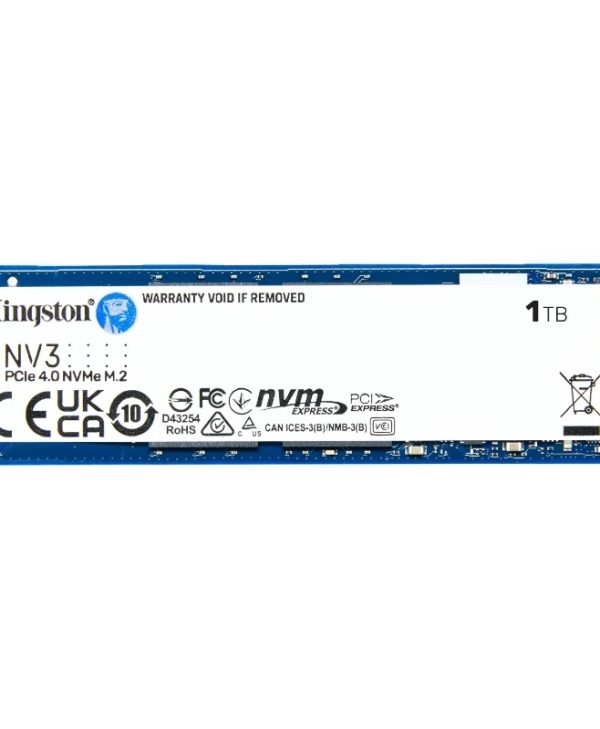 Kingston NV3 1TB M.2 2280 NVMe PCIe Gen4.0 x4 SNV3S/1000G