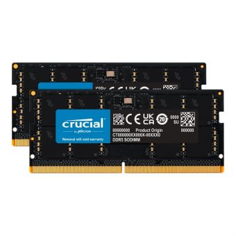 Crucial 64GB (2x32GB) 5600MHz CL46 DDR5 SO-DIMM CT2K32G56C46S5