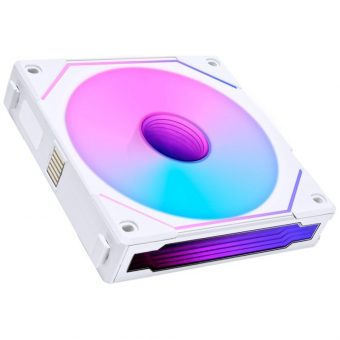 Lian Li Uni Fan SL 120 Infinity ARGB 12cm Case Fan Reverse Blade White UF-RSLIN120-1W - Image 2