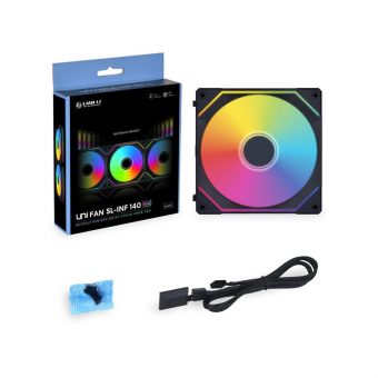 Lian Li Uni Fan SL 140 Infinity ARGB 14cm Case Fan Black UF-SLIN140-1B - Image 11
