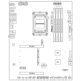 ASRock X870E Phantom Gaming Nova WiFi 90-MXBPX0-A0UAYZ - Image 10