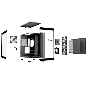 Be Quiet! Light Base 600 LX Tempered Glass Midi Tower Black BGW67 - Image 4