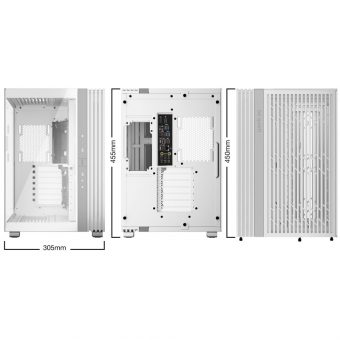 Be Quiet! Light Base 600 DX Tempered Glass Midi Tower White BGW66 - Image 2