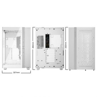 Be Quiet! Light Base 900 DX Tempered Glass Big Tower White BGW70 - Image 2