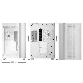 Be Quiet! Light Base 900 FX Tempered Glass Big Tower White BGW72 - Image 2