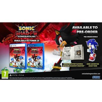 Sonic X Shadow Generations (Journal & Retro DLC Skin)– PS4 - Image 2